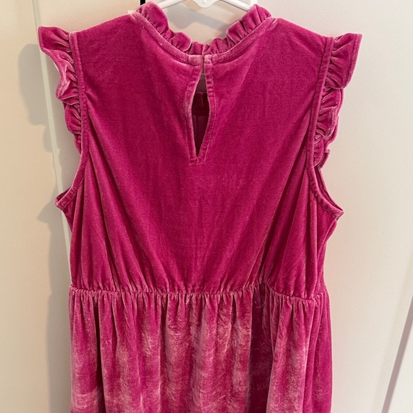 Crewcuts Fuchsia Ruffle Dress - Picture 3 of 4